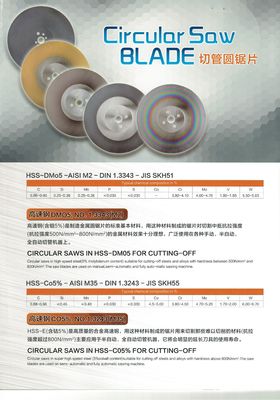 Lyml-02 Säge Schneidemesser 1-4mm HSS Blade Disc Dmo5 Rundsäge für Metallschneiden