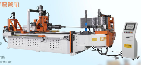 DW130CNC10A3S-T Automatische CNC-Rohrröhre Biegelmaschine 5,5 Zoll Rohrbieger 10 Achsen mit Schubbiegen
